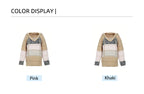 Plus Size Women's Autumn and Winter Pop Hooded Leopard Print Colour Block Sweater Casual Style Acrylic Material