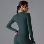 Yoga Shirts For Women Long Sleeve Winter Fitness Running Gym Clothes Workout Dry Fit Breathable High Elastic Sports Top