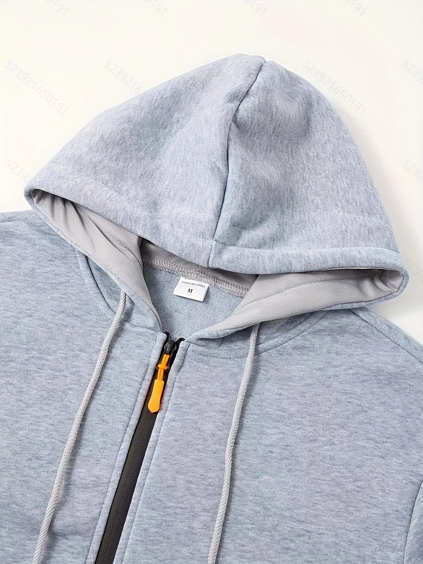 Men autumn and winter New Hoodies Long Sleeve Sweatshirt pocket Zipper Design Hooded Sweatshirt  Men Sportswear Casual Jacket