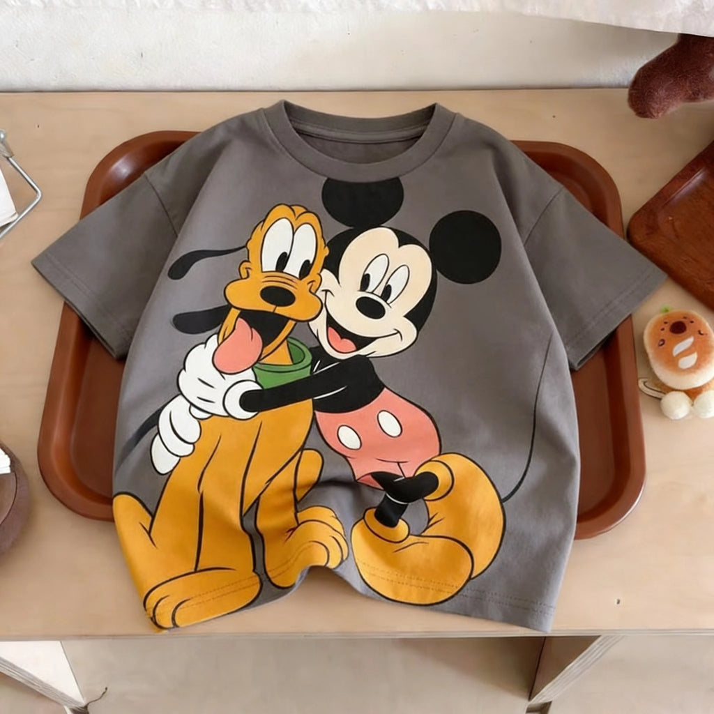 Toy Story Printed Children's Tshirt Summer Clothing Simple Fashion Short Sleeved Tops Tees Kids Costume Casual T-shirts Crewneck