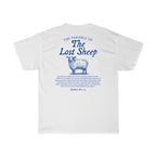 Women Lost Sheep Back Print Bible Verse T-Shirts Christian Inspirational Graphic T Shirt God Worship Tees Religious Tops Gifts