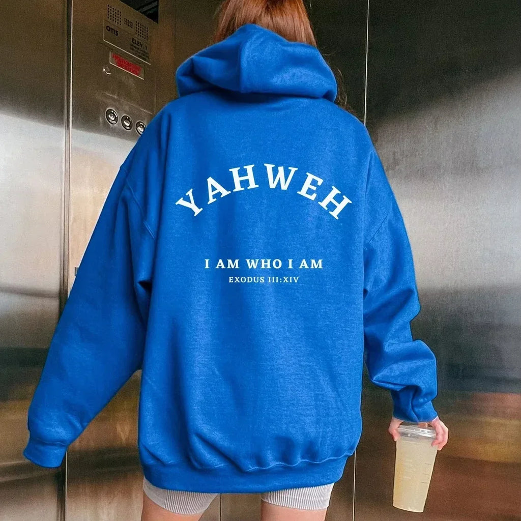 20256 Men's Bestseller Christian YAHWEH Hoodies Jesus Hombre Fashion Popular Streetwear Letter Printed Women Hooded Sweatshirts