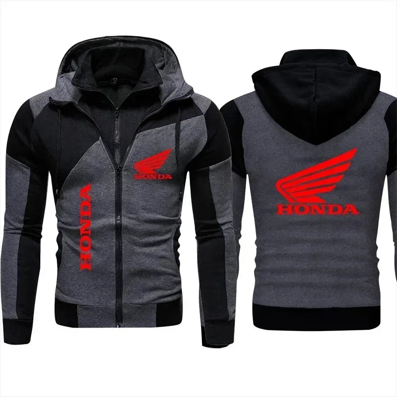 Honda Logo Men's Racing Hoodie, Suitable For Daily Cycling And Outdoor Motorcycle Riding Sports Tops