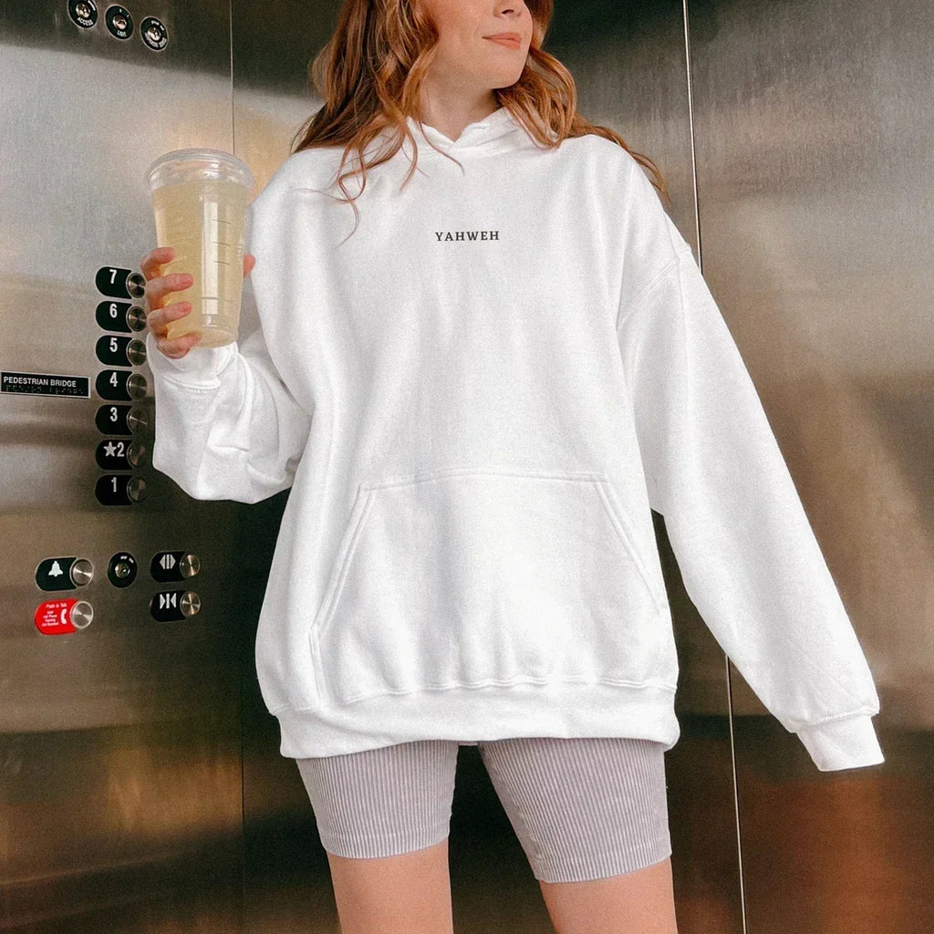 20256 Men's Bestseller Christian YAHWEH Hoodies Jesus Hombre Fashion Popular Streetwear Letter Printed Women Hooded Sweatshirts