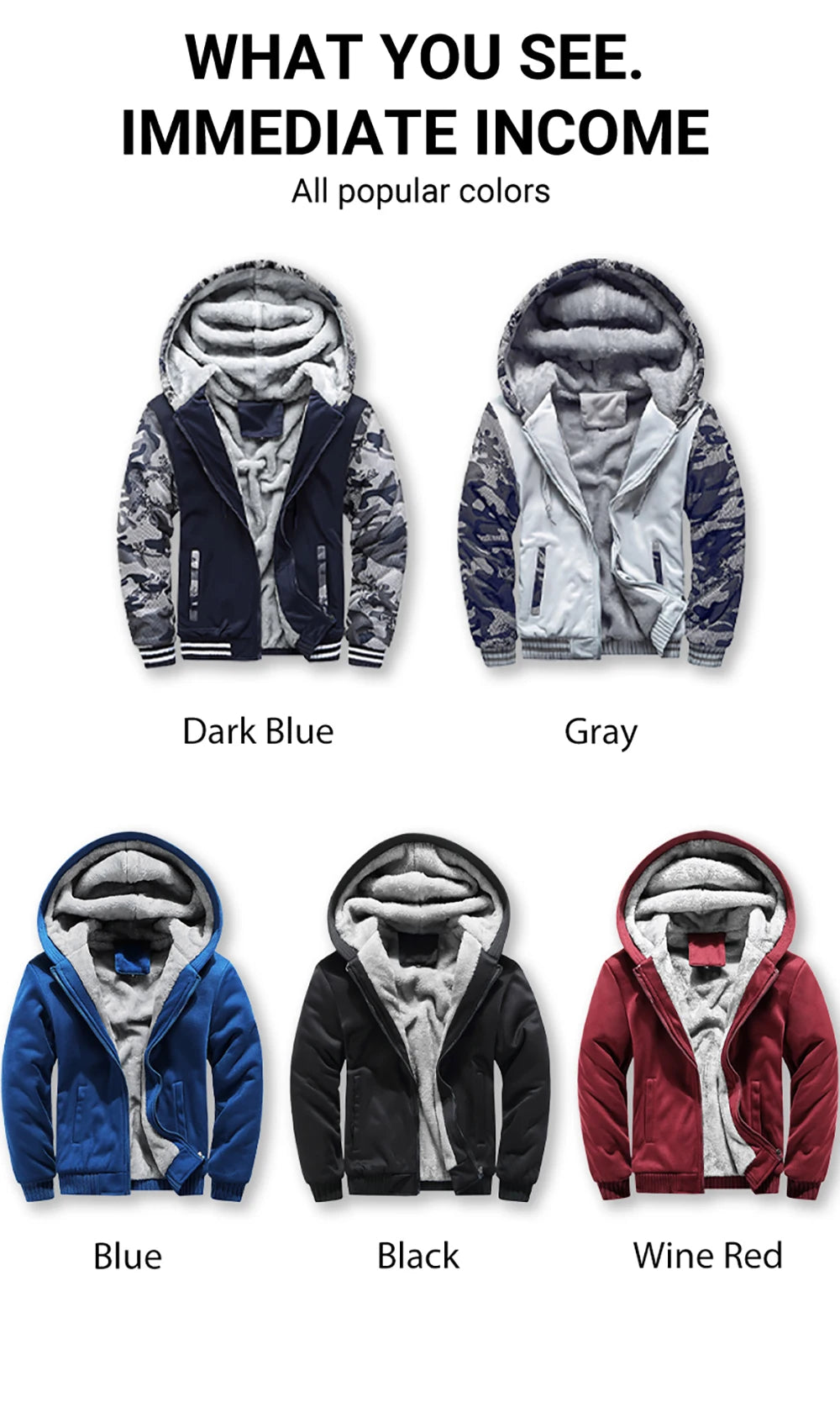 Woman Fleece Jackets Winter Soft Coat Warm Thicken Hoody Comfy Street Sportswears Zipper Pocket Tops Casual Plus Size Outwear