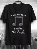 Top Pick Local1pc Christian Inspirational Quote Graphic T-Shirt