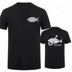 T-shirt for Men's Fishers of Men Christian Graphic Y2k Tops Fshion Casual T Shirts Short Sleeved Tees Cotton Oversized Clothing