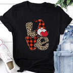Women Tshirts Merry Christmas Tree Print Red Top Femal New Clothing Short Sleeve 90s Girls Lucky Deer T-shirts Aesthetic Clothes