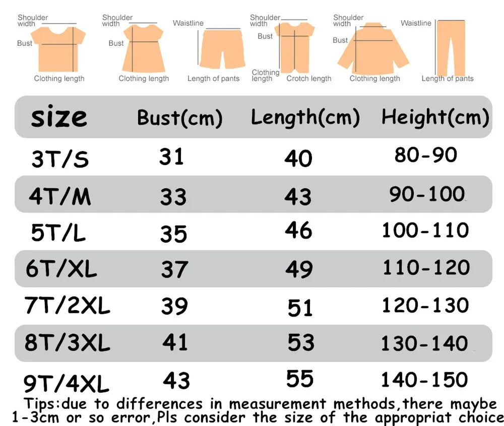 Girls Short Sleeve T-shirt Summer New Children's Top Loose Fashion Short Sleeves Clothes  Kids Clothes