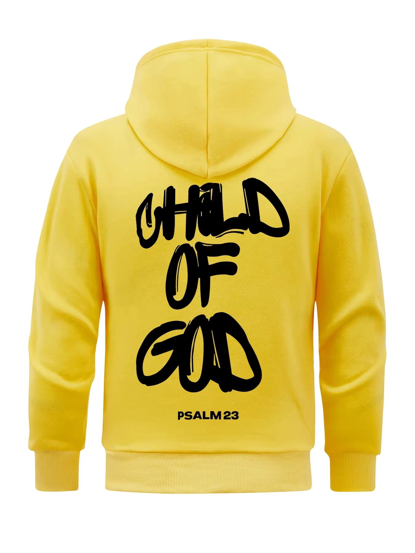 Child Of God Psalm 23 Design Men Hoodies All-Match Fleece Hoody Loose Soft Tops Pocket Clothes Casual Fashion Streetwear