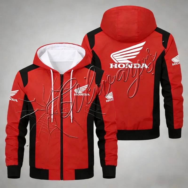 2026 Best-selling Honda Racing Track Rider Hoodie for Men and Women MOTO Off-road Enthusiasts Riding Warm Motorcycle Suit Hoodie