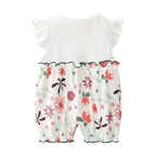 3-18 Month baby Summer clothes rompers girls overalls short Sleeve bodysuit cotton baby clothing jumpsuit newborn Girl onesies