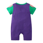 0-2 Years Baby Boy and Girl Romper Newborn Summer Short-sleeved Jumpsuit Baby Anime Cartoon Cotton Cosplay Costume