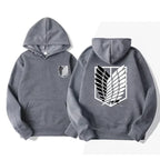 Japan Anime Attack on Titan Men Hoodies Spring Autumn Hip Hop Casual Pullover Top Hoodie Fashion Sweatshirts Jogging Sportswear