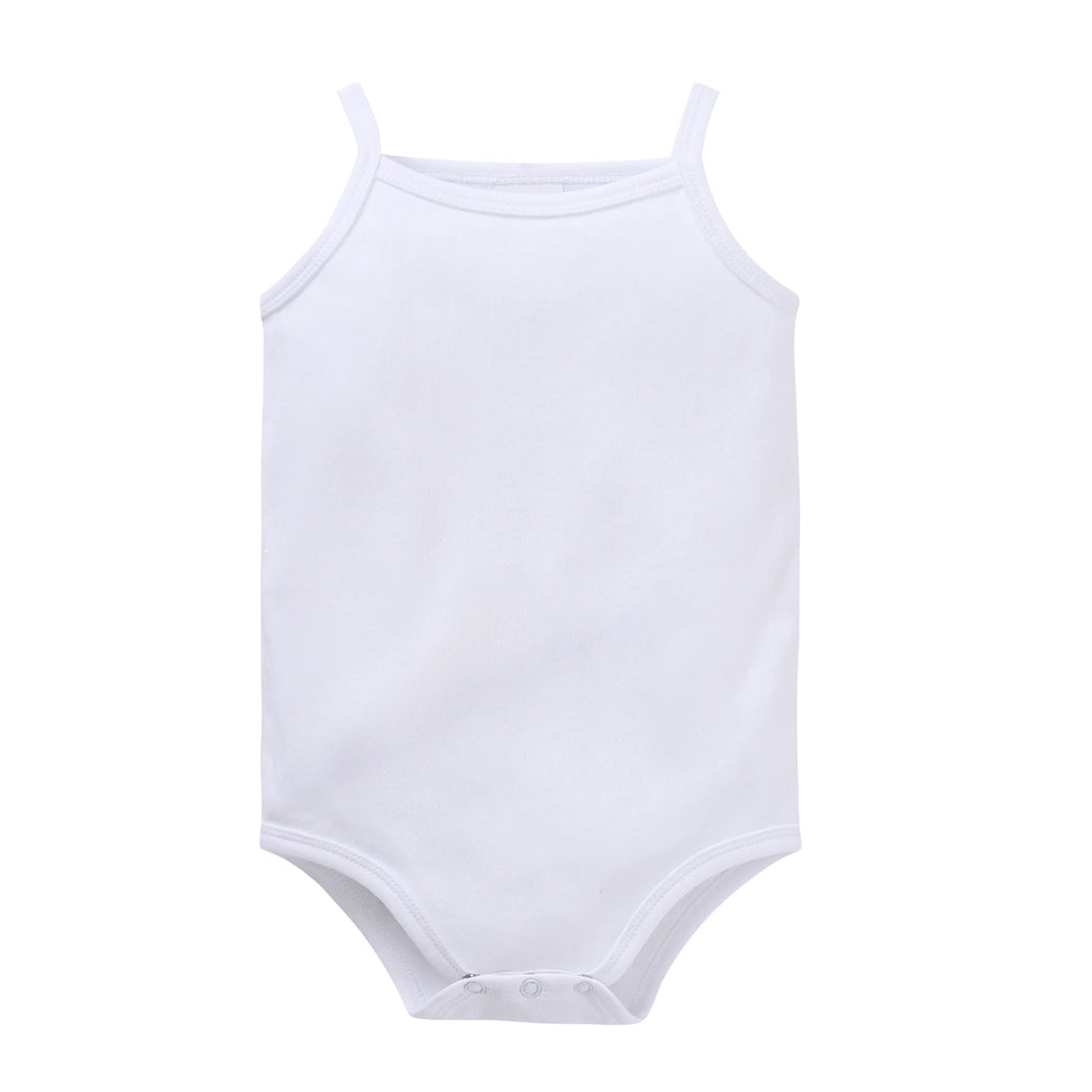 2025 Infant Baby Girls Boys Bodysuit 100% Cotton 1 pcs 2 pcs 3 pcs Sling Vest Design Newborn Clothes