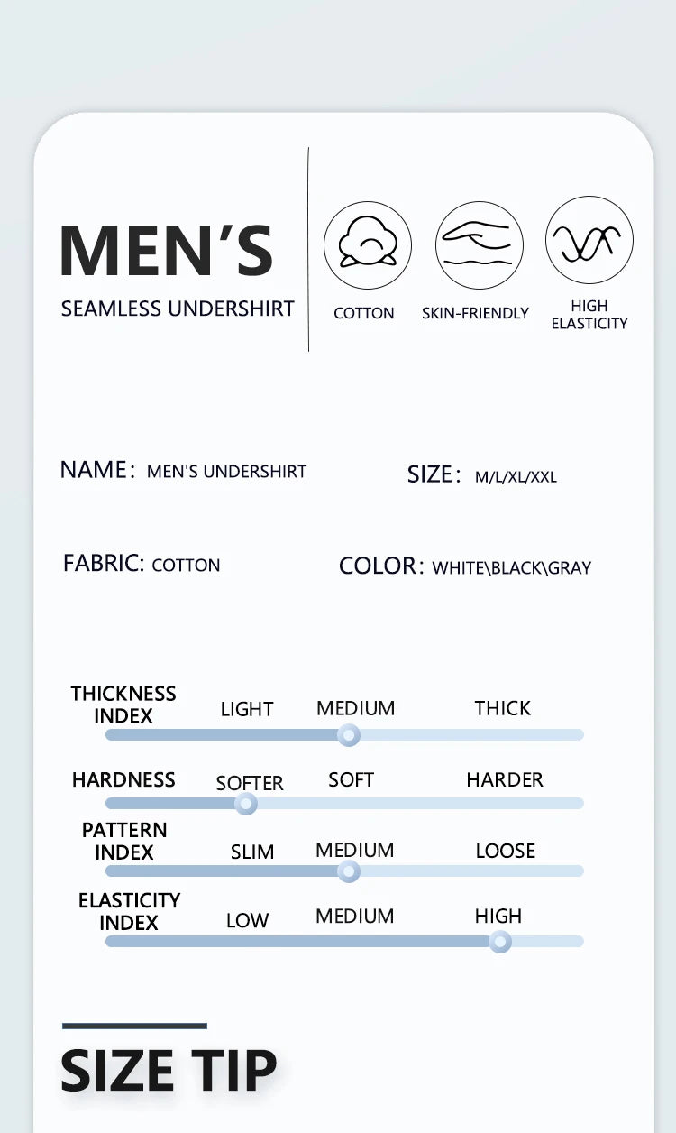1pcs Pure Cotton Men Four Seasons Vest Teenagers Simple Fit Sports Fitness T-shirt Middle-aged Casual Sleeveless Tops L-4XL