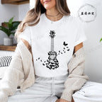 Women's T-shirts Music Note Heartbeat Printed T-Shirt Music Lover Funny Graphic Tee Shirts for Men Women Fashion T-Shirts Tops