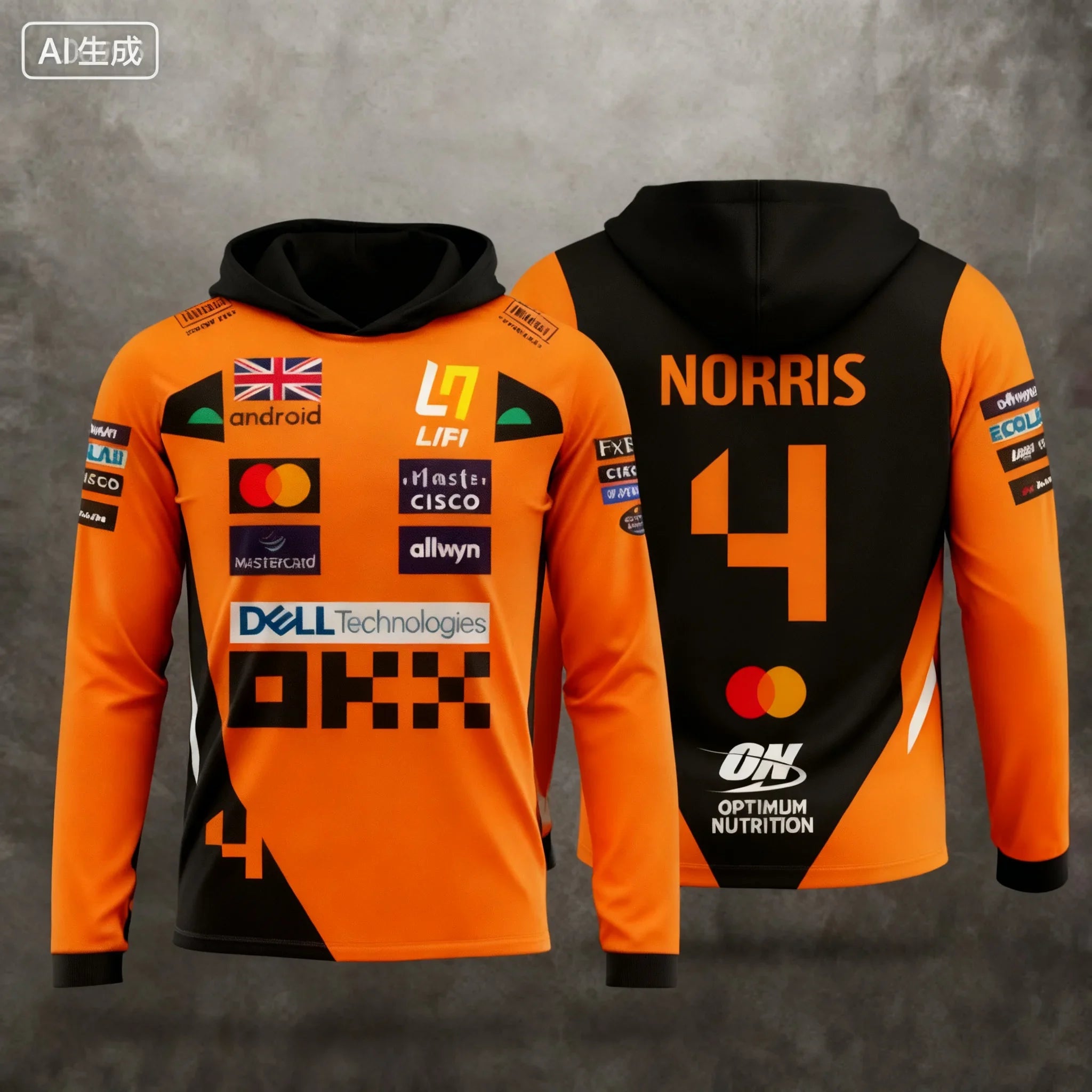 2026 Lando Norris Fall/Winter 2025 New Collection: The Perfect Combination of Racing Style Hoodies and Extreme Sports Clothes