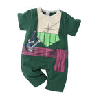 0-2 Years Baby Boy and Girl Romper Newborn Summer Short-sleeved Jumpsuit Baby Anime Cartoon Cotton Cosplay Costume