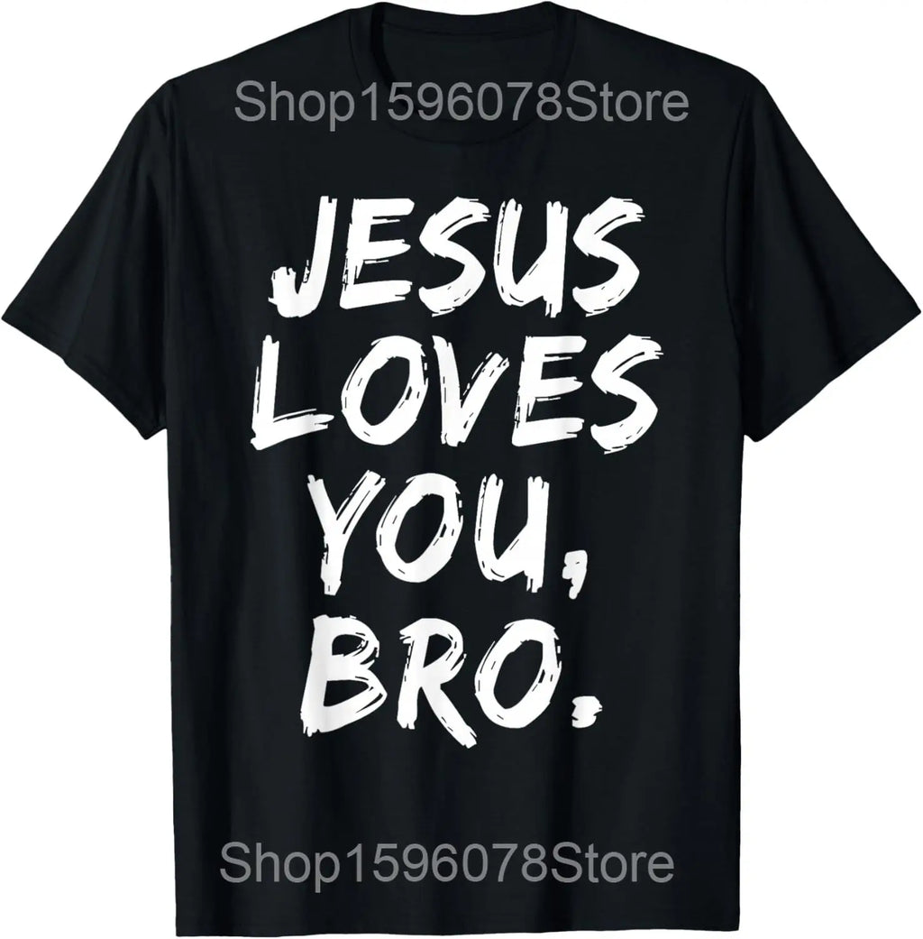Funny Jesus Is King Christian Religious Faith T Shirts Men Cotton Humor Streetwear Tee Shirt Short Sleeve Unisex Loose Clothing