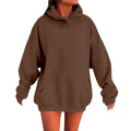 Plus Size Hoodies for Women Women's Oversized Hoodie Loose Fit Soft Fleece Pullover Hooded Sweatshirt with Pockets for Girls