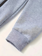 Men autumn and winter New Hoodies Long Sleeve Sweatshirt pocket Zipper Design Hooded Sweatshirt  Men Sportswear Casual Jacket