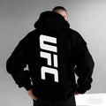 Men's Pattern Hoodies –Bold Back Prints MMA Inspired Streetwear Loose Fit Perfect for Gym  Casual Wear Limited Edition Designs
