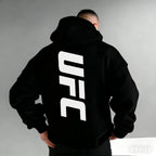 Men's Pattern Hoodies –Bold Back Prints MMA Inspired Streetwear Loose Fit Perfect for Gym  Casual Wear Limited Edition Designs