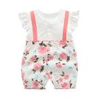 3-18 Month baby Summer clothes rompers girls overalls short Sleeve bodysuit cotton baby clothing jumpsuit newborn Girl onesies