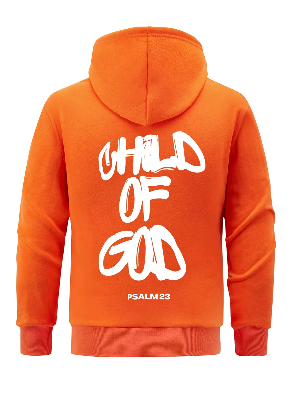 Child Of God Psalm 23 Design Men Hoodies All-Match Fleece Hoody Loose Soft Tops Pocket Clothes Casual Fashion Streetwear