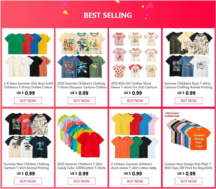2-12Years Summer children's short sleeve T-shirt cotton baby clothes boys girls blank Infant T-shirt Kids shirt solid tees tops