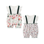 3-18 Month baby Summer clothes rompers girls overalls short Sleeve bodysuit cotton baby clothing jumpsuit newborn Girl onesies