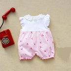 3-18 Month baby Summer clothes rompers girls overalls short Sleeve bodysuit cotton baby clothing jumpsuit newborn Girl onesies