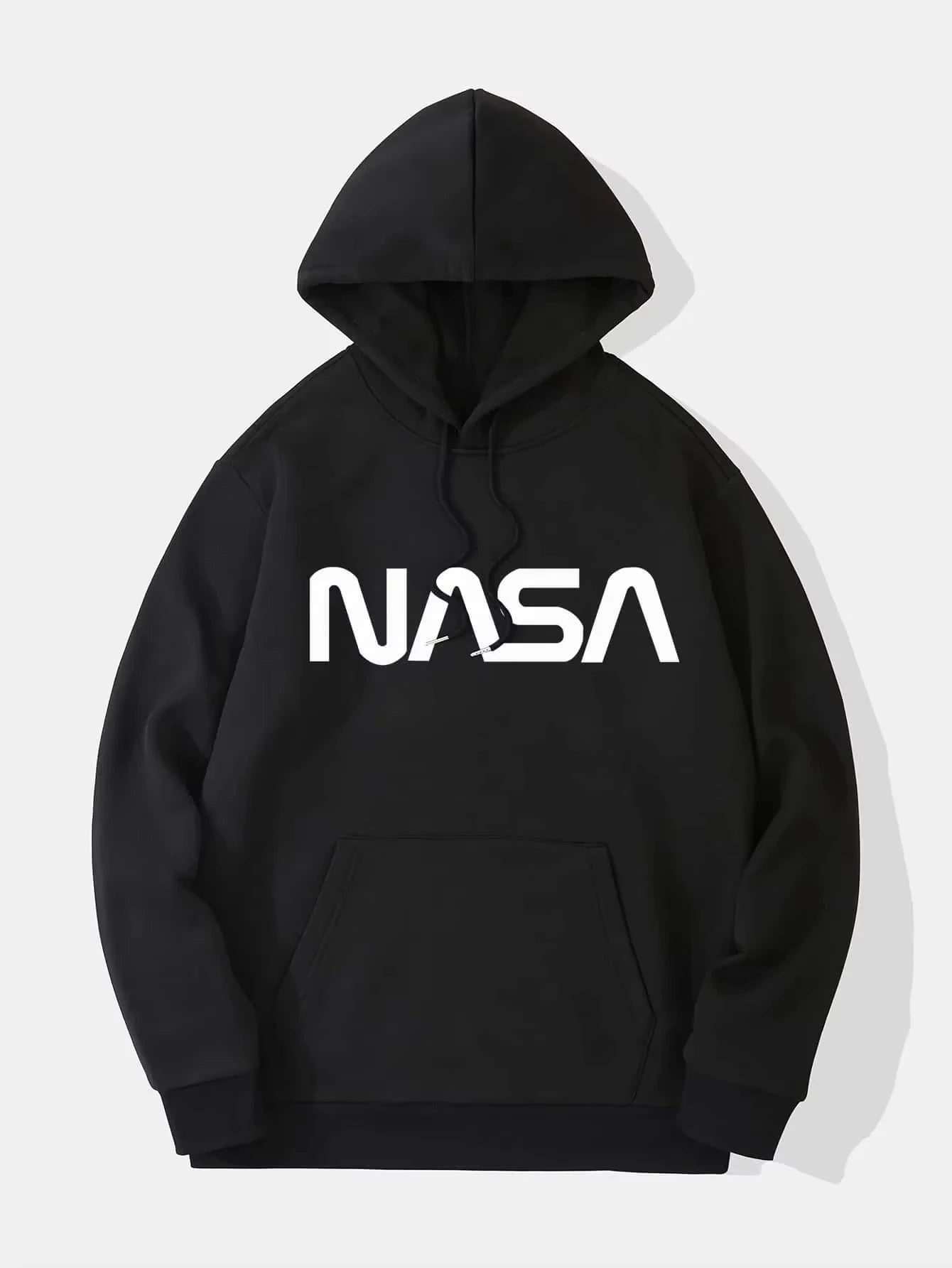 2025 High - Quality Pure Hoodie Embellished with NASA Logo A Must - Have for Supporters of Space Missions and Lovers of Street