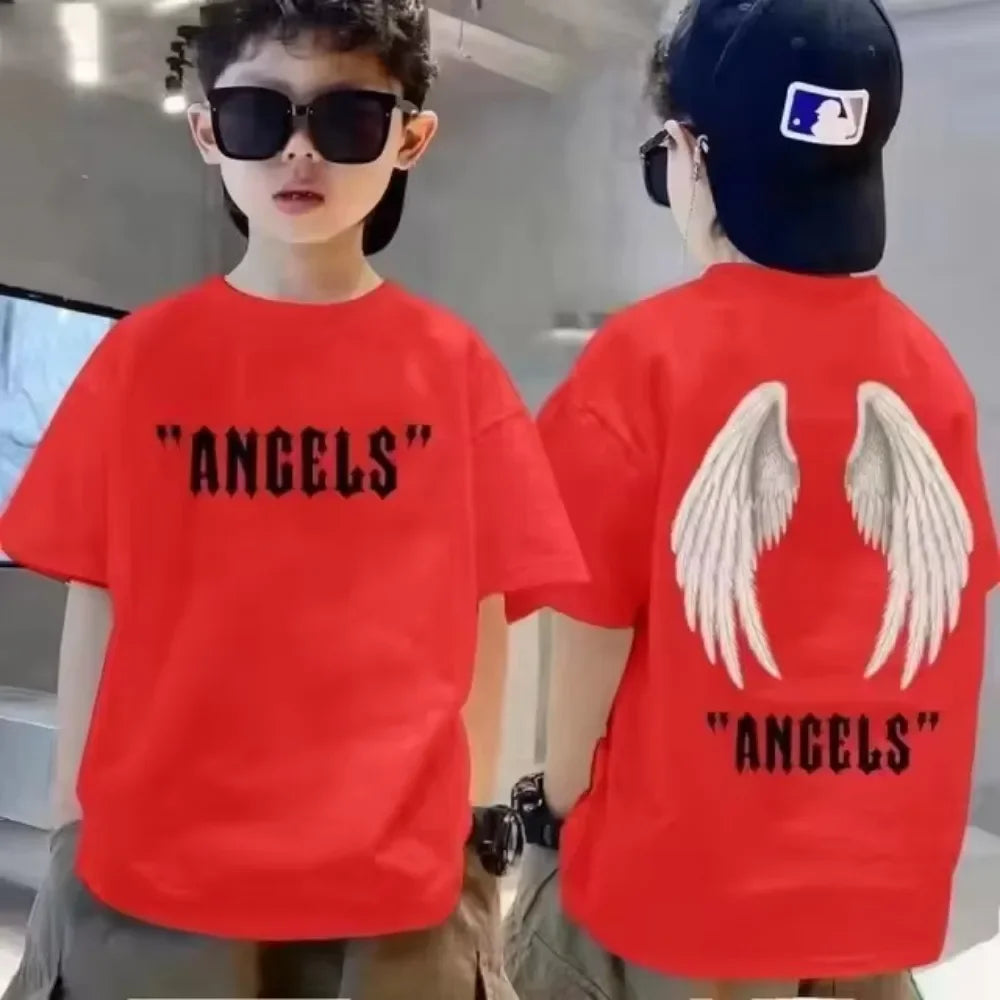 Nickelodeon Best-selling cute-patterned children's T-shirt for boys and girls,soft and comfortable summer clothing for children.