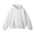 Plus Size Europe, America, Autumn and Winter Velvet Warm Thickened Retro Loose Casual Hoodie Couple Solid Color Sweater Tide