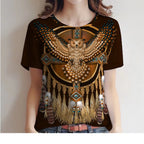 Women's T-Shirt for Women Summer Short Sleeve Loose Casual Flower Printed Top Indian Pattern Pullover T Shirts for Girls Sweater