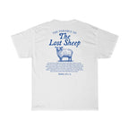 Women Lost Sheep Back Print Bible Verse T-Shirts Christian Inspirational Graphic T Shirt God Worship Tees Religious Tops Gifts