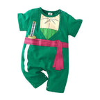 0-2 Years Baby Boy and Girl Romper Newborn Summer Short-sleeved Jumpsuit Baby Anime Cartoon Cotton Cosplay Costume
