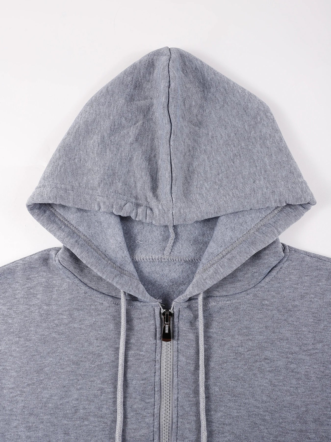 New Solid Zipper Hoodie Women Warm Fleece Hoodies Autumn Casual Hoody  Street Pocket Sportswear Oversized All-Match Female veste