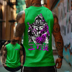 One Piece Anime Roronoa Zoro Print Sleeveless T-Shirt For Men Summer Sports Fitness Vest Tank Top Casual Oversized Unisex Tees