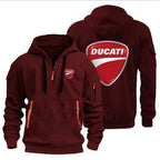 Ducati men's hooded sweatshirt spring autumn outdoor sportswear fashionable casual motorcycle enthusiasts loose men's clothing