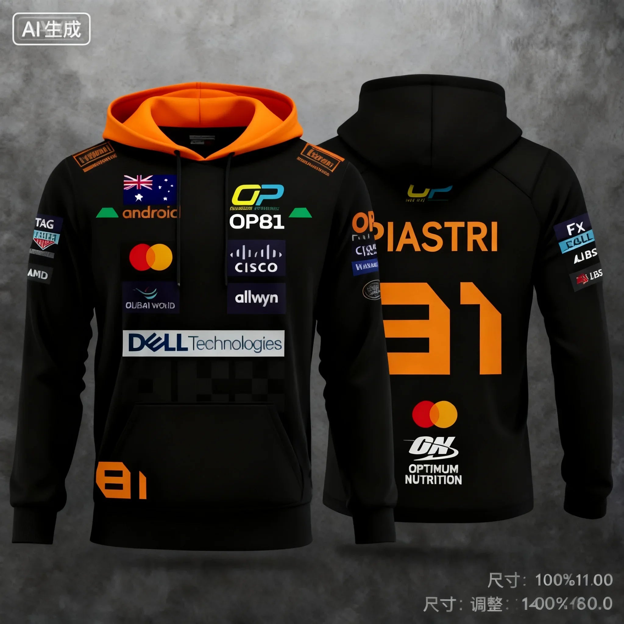 2026 Lando Norris Fall/Winter 2025 New Collection: The Perfect Combination of Racing Style Hoodies and Extreme Sports Clothes