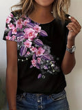 Plus Size Elegant Casual Woman T-Shirt Fashion Loose T-Shirt Woman Temperament Long sleeve T-Shirt Holiday Weekend