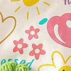 Jumping Meters Flowers Kids Tees Hot Selling Cotton Summer Girls Tshirts Baby Clothes Children's Tees Tops