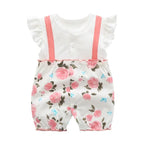 3-18 Month baby Summer clothes rompers girls overalls short Sleeve bodysuit cotton baby clothing jumpsuit newborn Girl onesies
