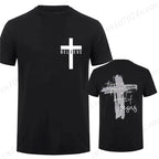 Women/Men Christian Faith T-shirts There Is Power in The Name of Jesus Graphic T-shirts Unisex Cross Faiths Graphic T Shirts