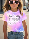 Girl Clothing Summer 3D Print T-Shirt Kawaii Cat Graphic Kids Girls Clothes Outdoor Short Sleeve Causal Children Top for Girls