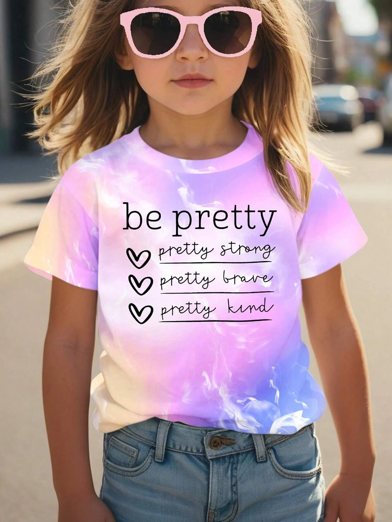 Girl Clothing Summer 3D Print T-Shirt Kawaii Cat Graphic Kids Girls Clothes Outdoor Short Sleeve Causal Children Top for Girls