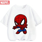 Boys Spiderman Clothes Girls Spider-Man Graphic T-Shirt Ages 3-14 Summer Marvel Kids Casual Tops